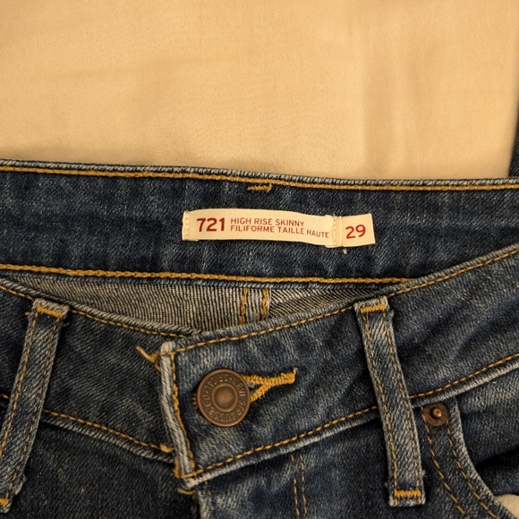 Levi's high rise skinny jeans - Picture 3 of 3